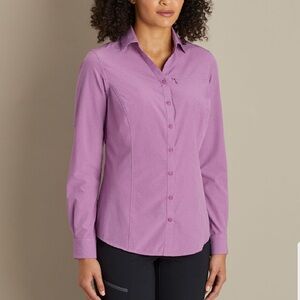 𝅺Duluth Trading Women’s Breezeshooter Shirt Top Size XXL